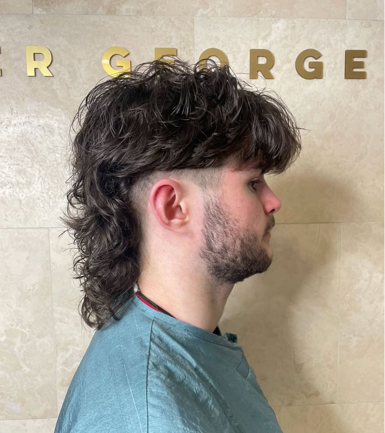 Modern layered mullet haircut created by a professional hairdresser
